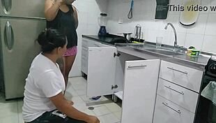 Hired a plumber to check the pipe, but he checked my big ass instead.