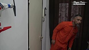 Sunny Herrera part two with glasses and uniform