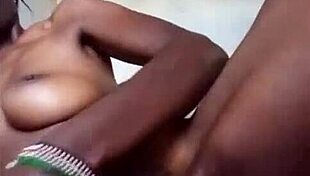 Cooking Stick Challenge Spoils Kitchen With Wet Pussy