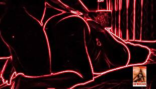 Thick Black Girlfriend Doggystyle!