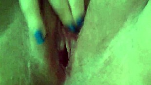 I play with my chubby fat little pussy in this homemade video