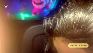 Latina Wife Gives Husband Blowjob In Cinema