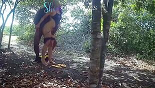 ousadinha no matinho, minha esposa e o bbc se divertindo