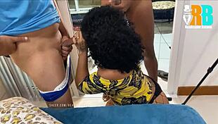 Hotwife lawyer tries first threesome