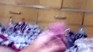 Brazilian brunette masturbates and cums talking dirty in bedroom