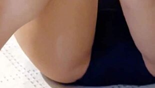 Capturing Intimate Moments Before Passionate Wife Encounter in Bedroom