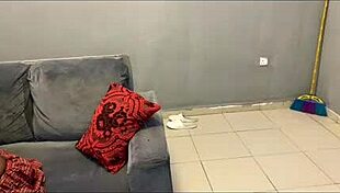 Fellow Student Aggressively Drills Ebony's Wet Pussy In Bedroom Doggystyle With Big Black Cock