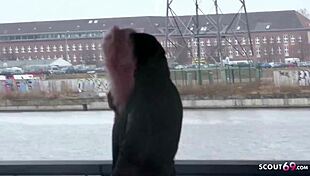 german scout picks up teen from berlin street and fucks her rough