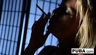 Victoria Shows Long Legs And Ass While Smoking!