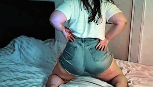 pov thick latina twerks then doggystyle fucks