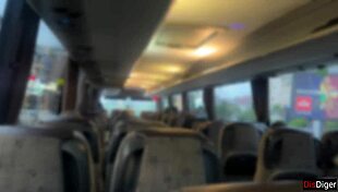 Public dick flashing risky handjob in bus cum by hand