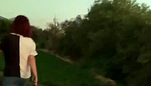Latina Teen Fucks On Hill In Public Exhibition