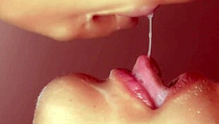 Step sister gets facial close up! 😏