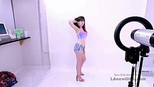 Irresistible Brunette Vixen Auditions For Modeling Role