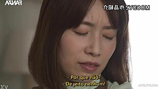 I asked my mom totally naked... subtitled with saki okuda 😏