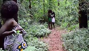 african milf lesbians pussy eating after romantic forest date