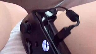 curious step sister caught masturbating, filled with cum in anal creampie