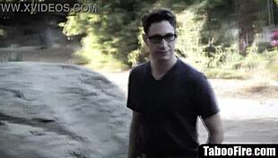 fake driving instructor fucks blonde teen outdoors