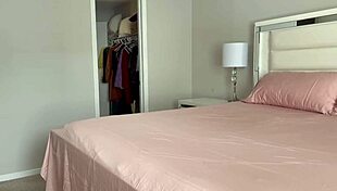 ebony slut masterbates, gives head, licks ass, kisses balls, handjobs bbc for massive load