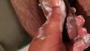 My Hot Stepbrother in My Shower Gave Him a Little 18+ Pleasure While His Wife Not at Home