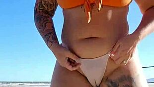 Gravei um vídeo pro meu amante na praia