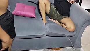 Stepsister and I had sex alone at home 😈