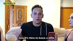 Caught the Brazilian anal queen sucking a TV star's pussy backstage?