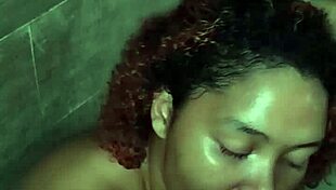 couple has romantic sex in hotel bathroom to celebrate anniversary