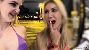 Alexa feels horny fucking huge cocks in gangbang with Kate Quinn