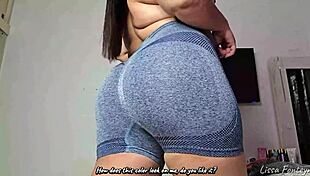 Goddess farts in face while changing leggings