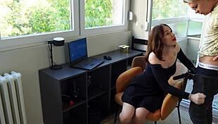 Stepmom Breaks Laptop For Passionate Sex!