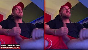 amateur prollking flaunts huge xxl dick with sneakers and socks fetish 😎