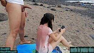 She says, 'Pee and cum all over my hair, guys!'