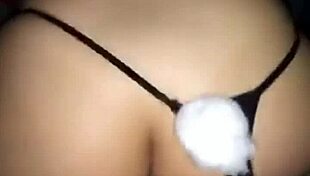 Bunny Puts Her Thong Aside To Feel My Whole Cock