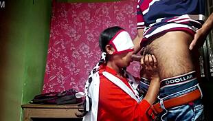 Teacher Fucks Student for Bringing Mobile in Class Real Hot Desi Girl Doggy Sex