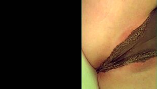 i saw this cute girl with her panties all soakin wet, it was so hot