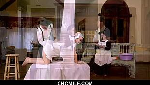 she's willing to do anything to join the circle, submitting to hardcore acts