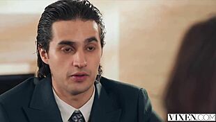 Valentina Nappi, the curvy queenpin, hungrily takes care of business.