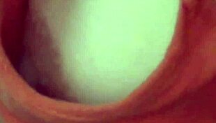 Asian teen filmed outdoors in public