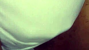 Detailed Scene of Woman Rubbing Her Creamy Wet Pussy with Fingers