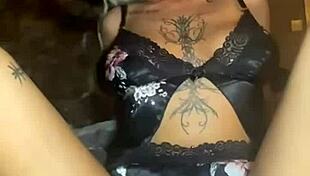 Scottish Goth Teen Masturbates Solo with Big Ass and Tits