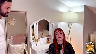 Luna the flamboyant redhead loves hard cocks