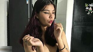 latina stepsister sucks dick while standing she's perfect 😘