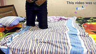 Intense hotel room fun with milf girlfriend, drinking lots of milk