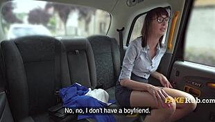 Perverted Teacher Begs For Dick In Taxi