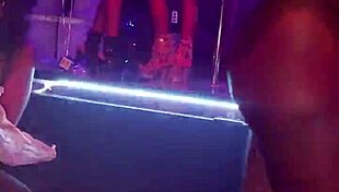 Chilling at Tampa strip club for homegirl's birthday party.