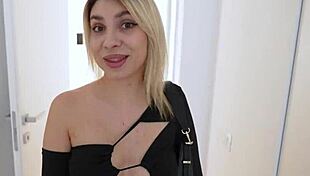 Cute prostitute fucked bareback until creampie inside.