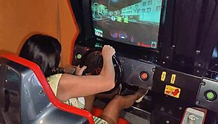 someone elses milf wife cheats on husband jumping onto young dick after slot machine