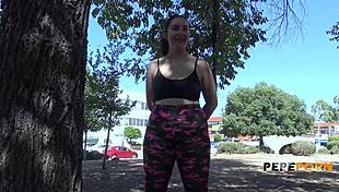 i did a little 18+ workout before fucking my coach, busty gigi lust style