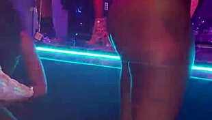 Chilling at Tampa strip club for homegirl's birthday party.